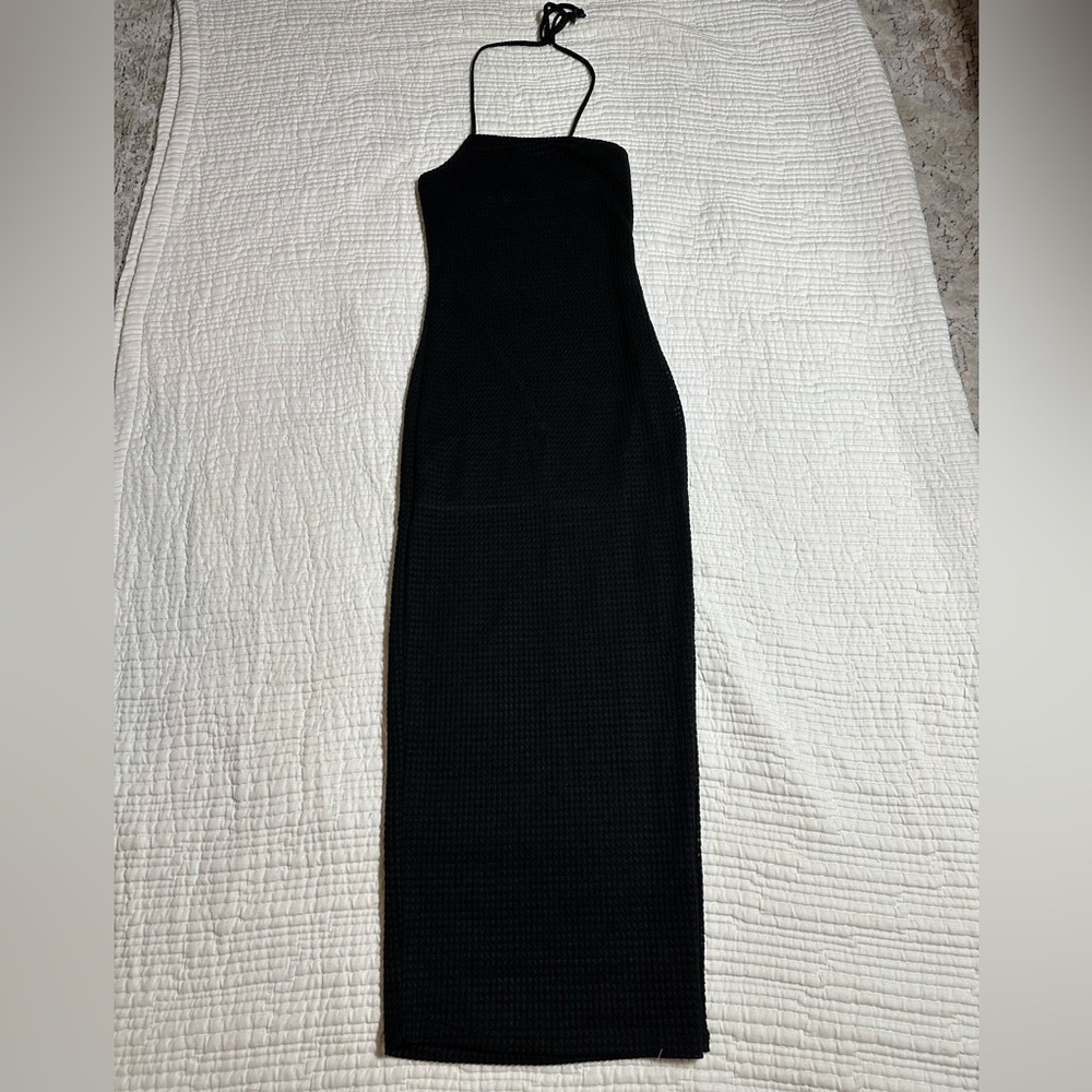 SHEIN sxy One Shoulder Split Thigh Dress